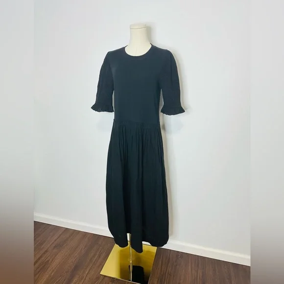 Sea NY Willa Smocking Puff Sleeve Dress